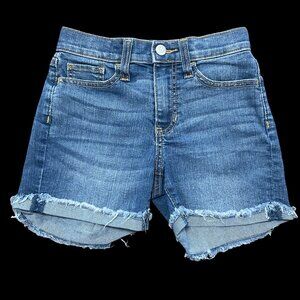 👣 5/$25 - Medium Wash Jean Short w/ Raw Hem